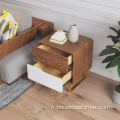 Meubles de chambre Table de chevet nordique Table de chevet en bois